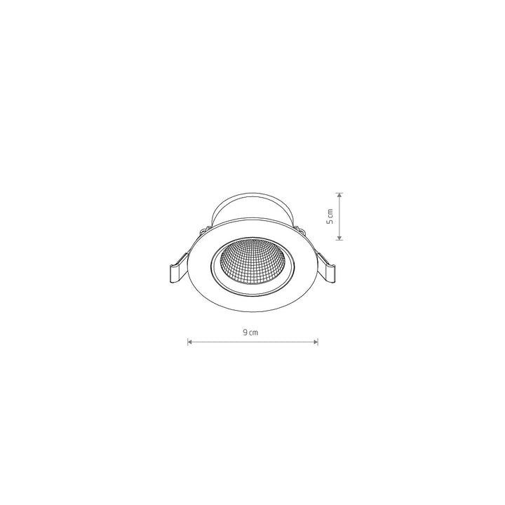Spot Încastrat Egina Led 5w 3000k 10546, Nowodvorski