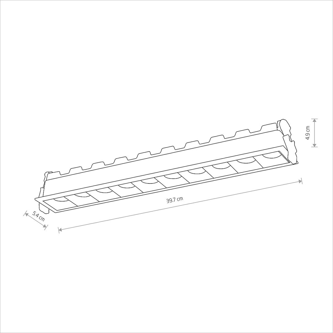 Spot Liniar Încastrat Midi Led 40w 3000k 10063, Nowodvorski