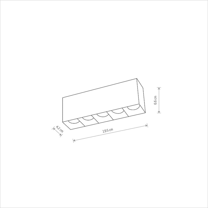 Spot Liniar Midi Led 20w 3000k 10055, Nowodvorski