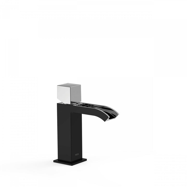 Baterie Lavoar Negru Crom Cuadro Exclusive Tres 00611002NE