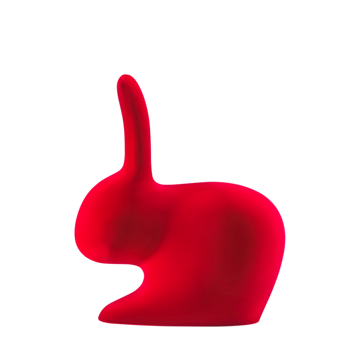 Scaun Rabbit Chair Velvet Finish Red, Qeeboo