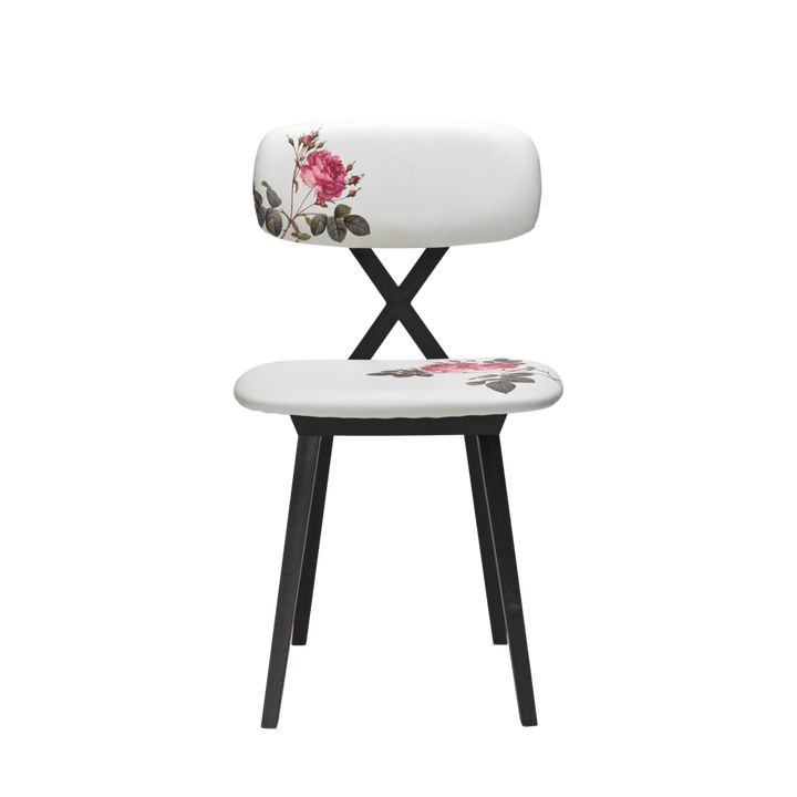 Set 2 scaune X Chair with Flower Cushion, Qeeboo