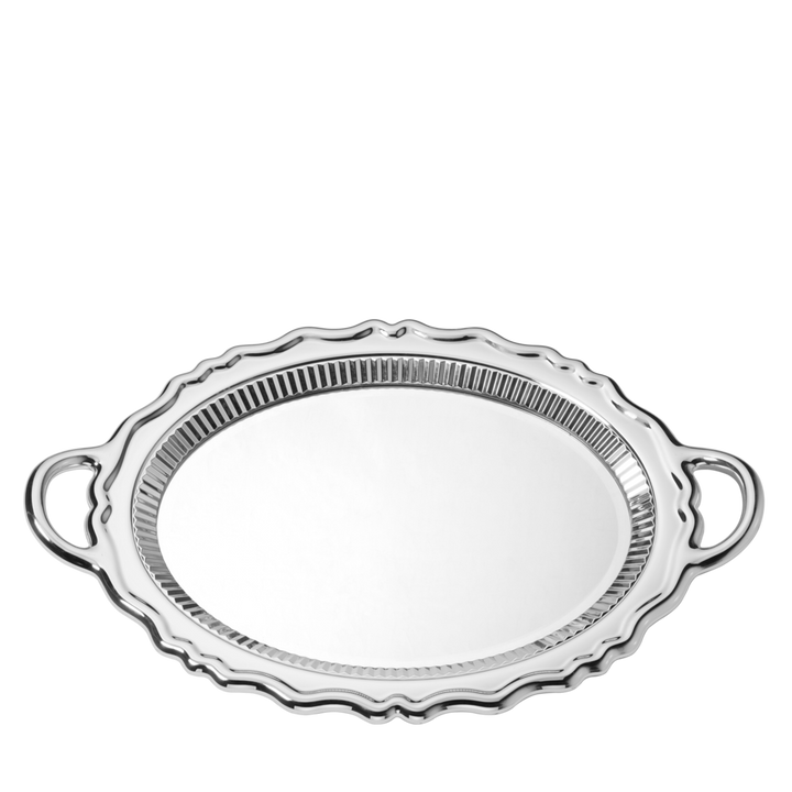 Oglindă multifuncțională Plateau Miroir Metal Finish Silver, Qeeboo