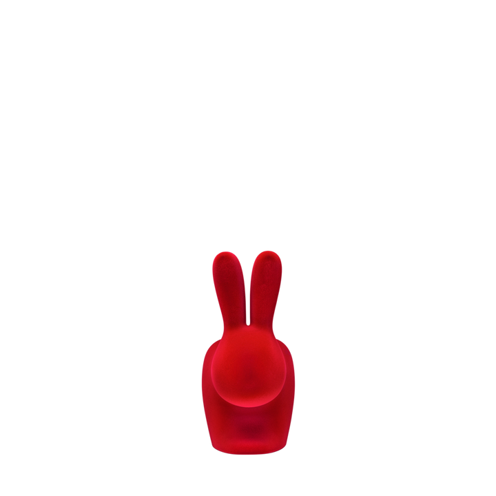 Opritor cărți Rabbit XS Velvet Finish Red, Qeeboo