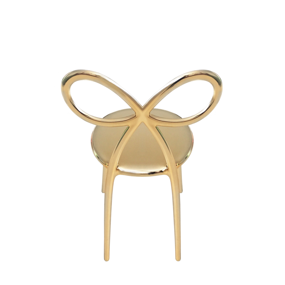 Scaun Ribbon Metal Finish Gold, Qeeboo