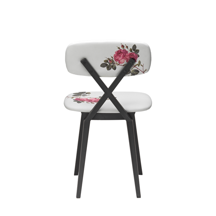 Set 2 scaune X Chair with Flower Cushion, Qeeboo