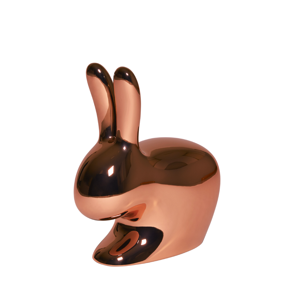 Scaun Rabbit Chair Metal Finish Copper, Qeeboo