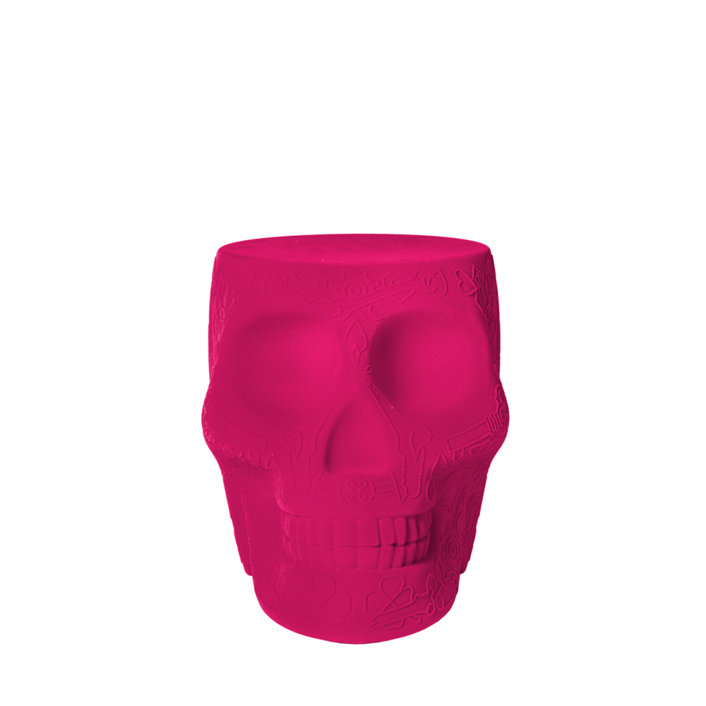 Scaun multifuncțional Mexico Velvet Finish Fuxia, Qeeboo