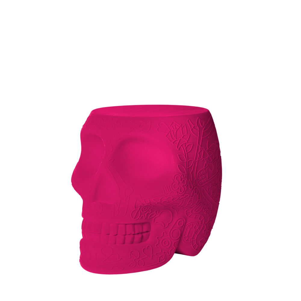 Scaun multifuncțional Mexico Velvet Finish Fuxia, Qeeboo