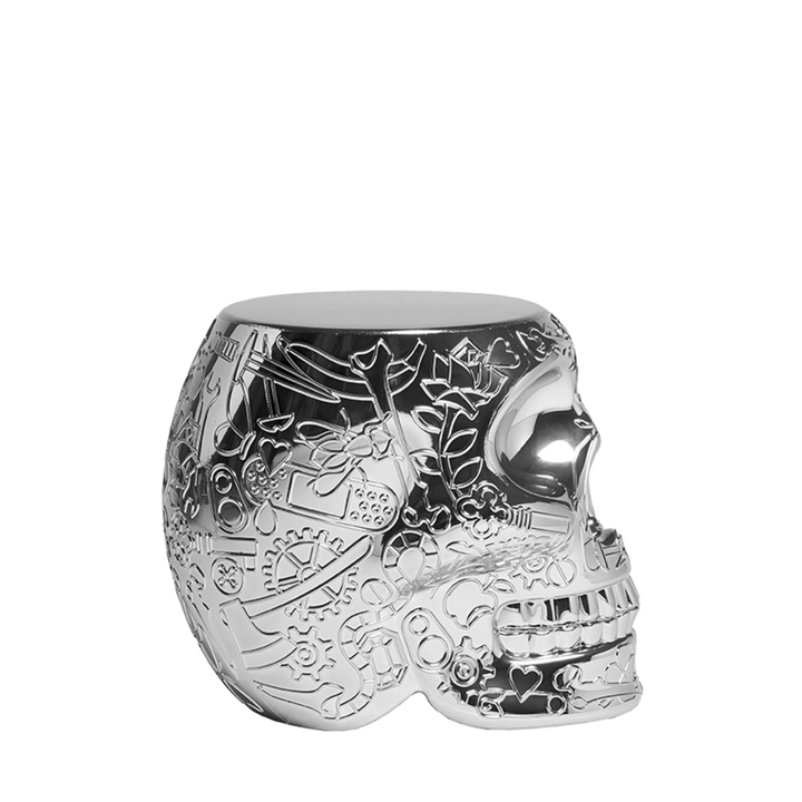 Scaun multifuncțional Mexico Metal Finish Silver, Qeeboo