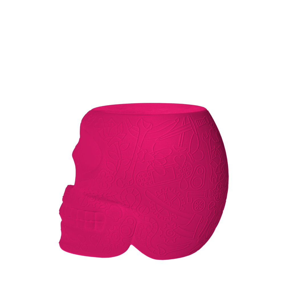 Scaun multifuncțional Mexico Velvet Finish Fuxia, Qeeboo