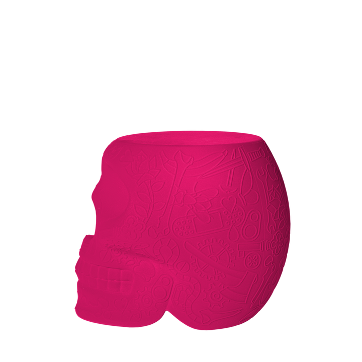 Scaun multifuncțional Mexico Velvet Finish Fuxia, Qeeboo