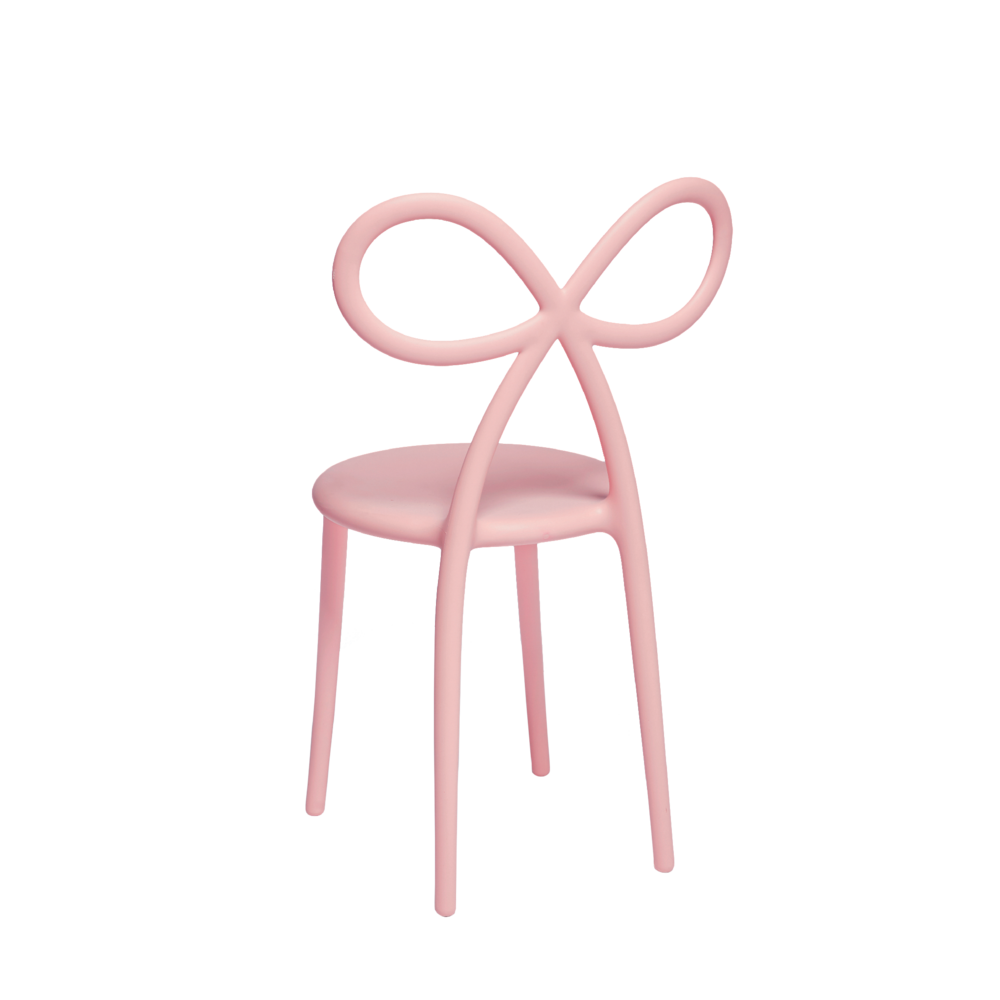 Set 2 scaune Ribbon Pink, Qeeboo