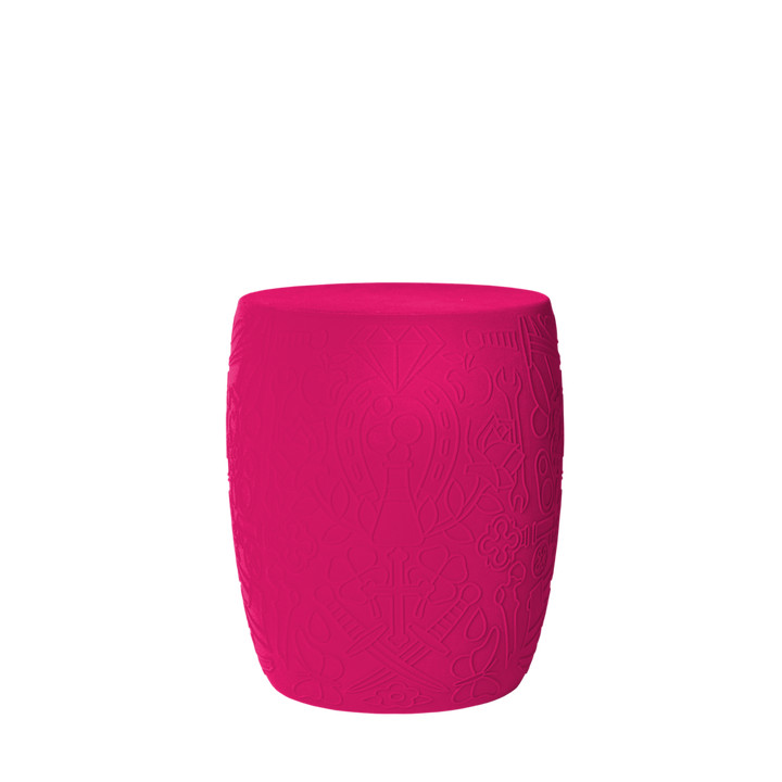 Scaun multifuncțional Mexico Velvet Finish Fuxia, Qeeboo