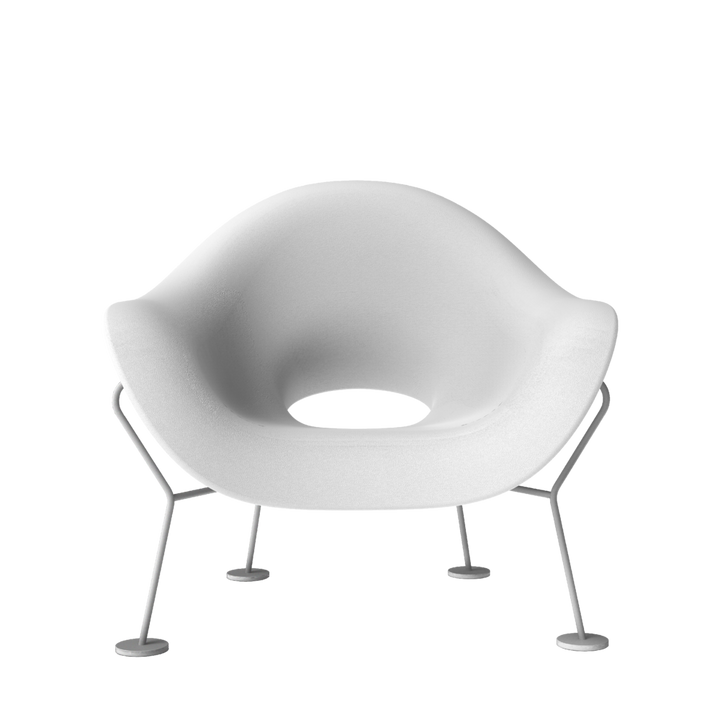 Fotoliu Pupa Armchair Powder Coat Outdoor White, Qeeboo