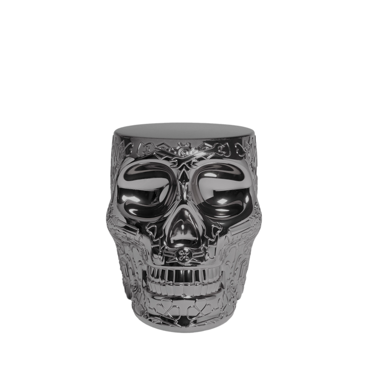 Scaun multifuncțional Mexico Metal Finish Titanium, Qeeboo