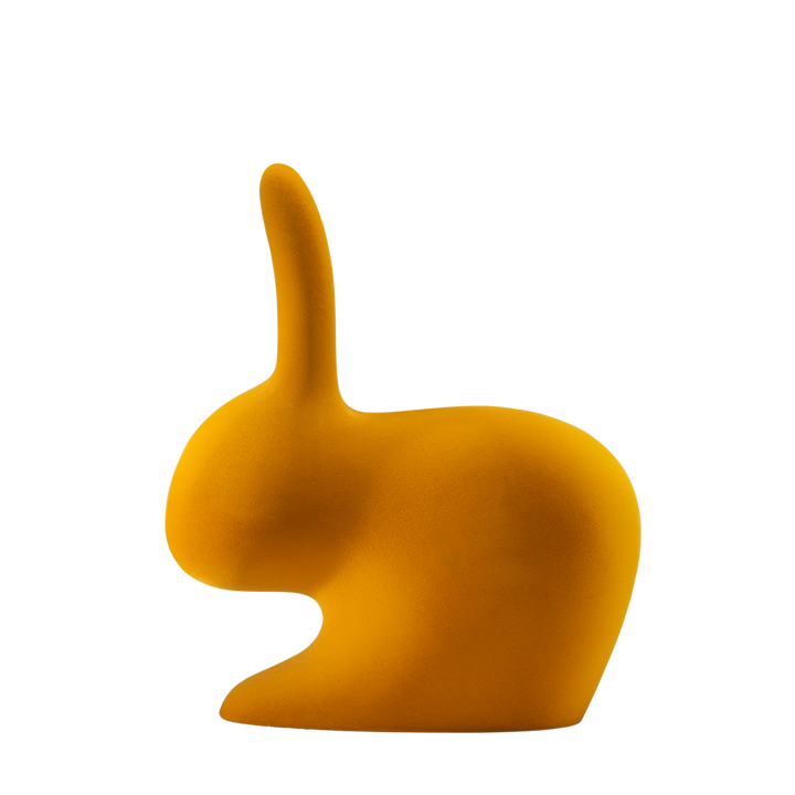 Scaun Rabbit Chair Velvet Finish Dark Gold, Qeeboo