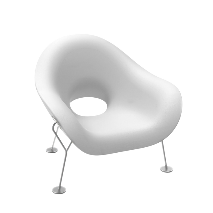 Fotoliu Pupa Armchair Powder Coat Outdoor White, Qeeboo