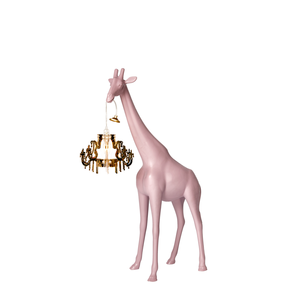 Giraffe in Love XS Dusty Rose, Qeeboo