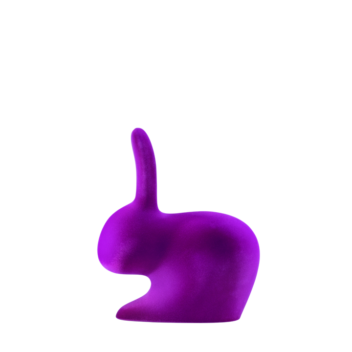 Scaun Rabbit Chair Baby Velvet Finish Purple, Qeeboo