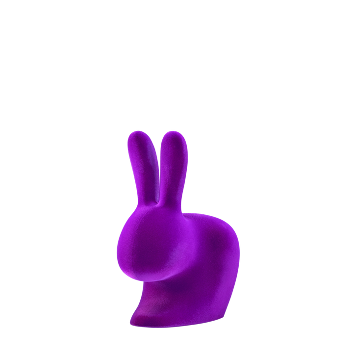 Scaun Rabbit Chair Baby Velvet Finish Purple, Qeeboo