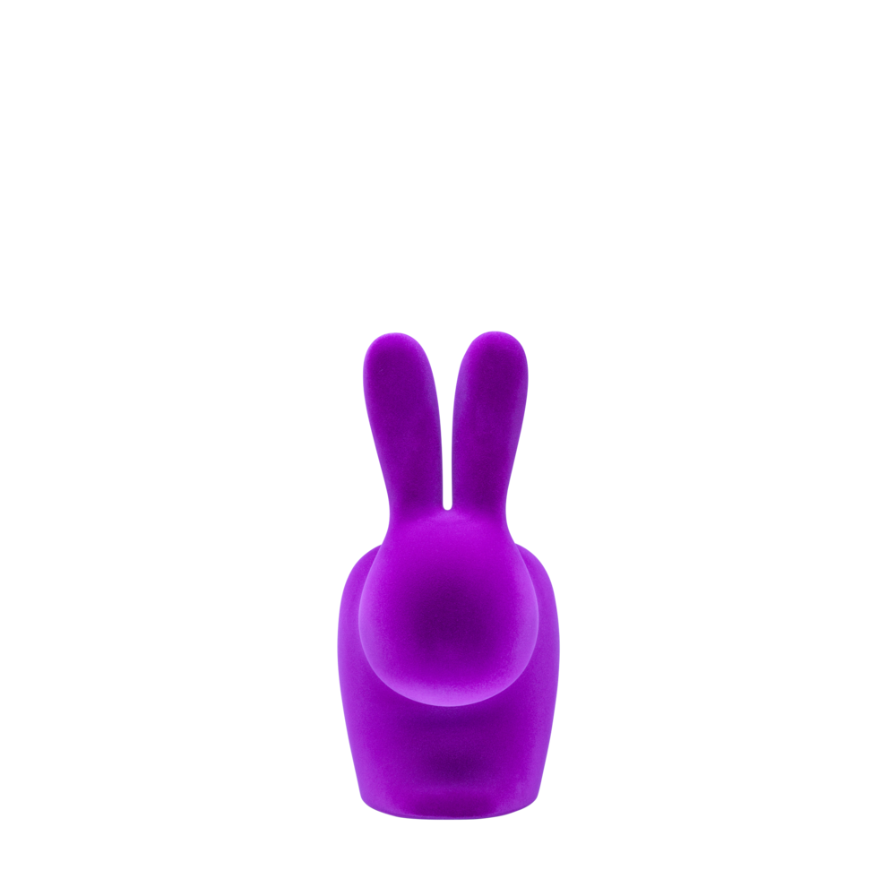 Scaun Rabbit Chair Baby Velvet Finish Purple, Qeeboo