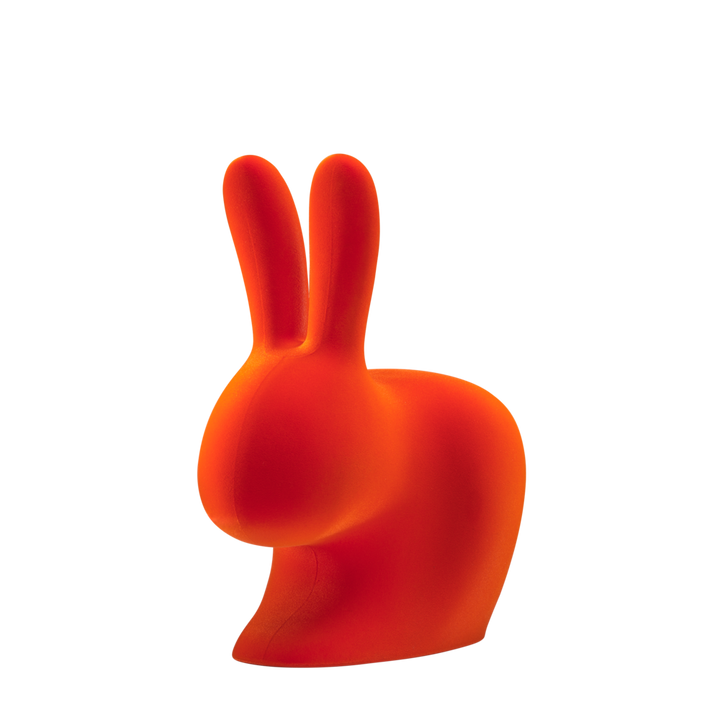 Scaun Rabbit Chair Velvet Finish Orange, Qeeboo