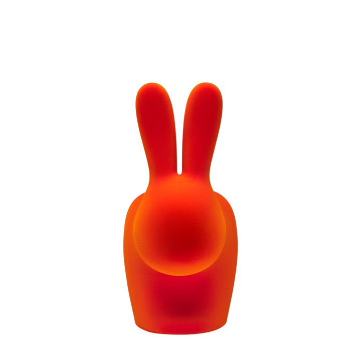 Scaun Rabbit Chair Velvet Finish Orange, Qeeboo