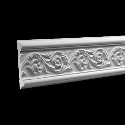Brâu Decorativ Alb Poliuretan 1.51.320, Gaudi