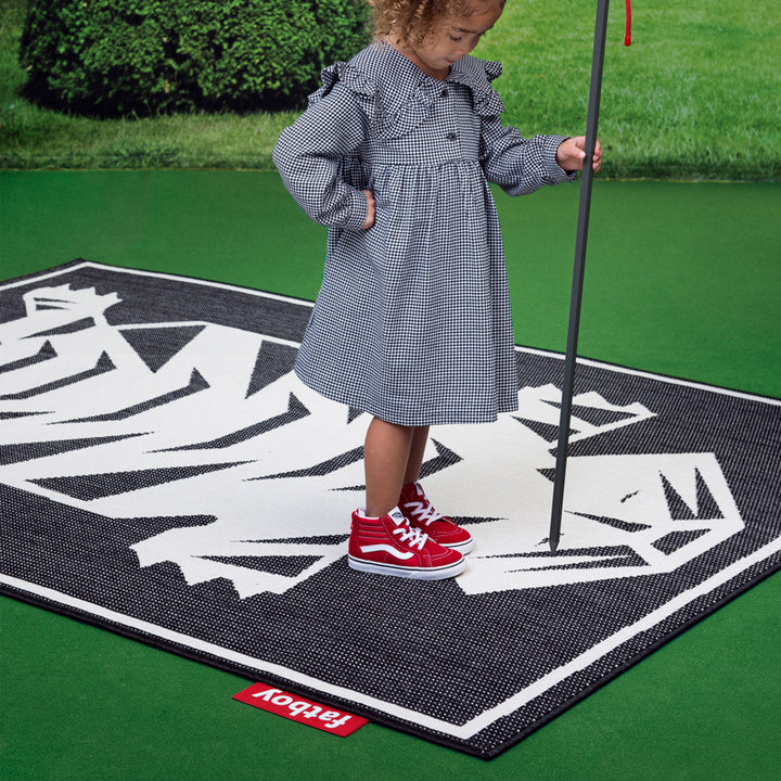 Covor Exterior Carpretty Petit 104006 Negru, Fatboy