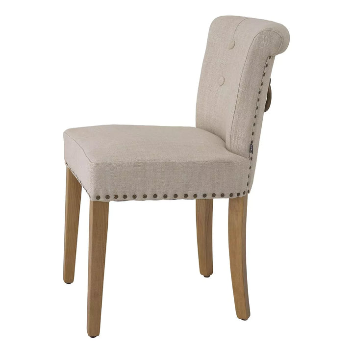 Scaun Dining Key Largo White Cashmere 107630, Eichholtz