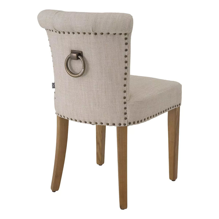 Scaun Dining Key Largo White Cashmere 107630, Eichholtz
