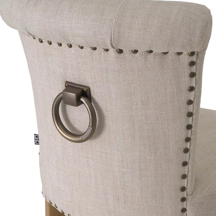 Scaun Dining Key Largo White Cashmere 107630, Eichholtz