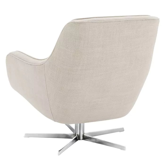 Scaun Pivotant Serena Panama Natural 111677, Eichholtz