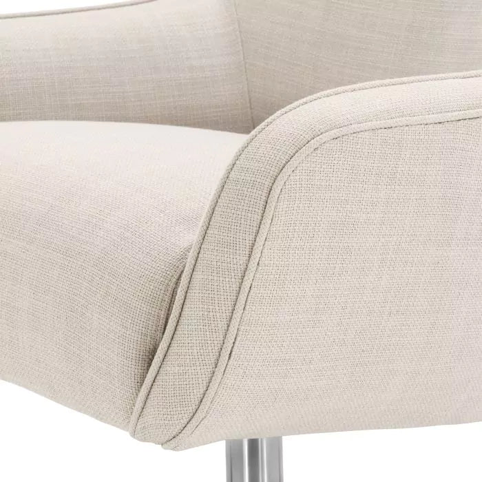 Scaun Pivotant Serena Panama Natural 111677, Eichholtz