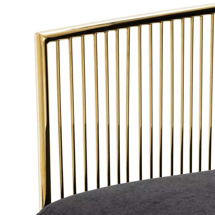 Fotoliu Knox Black Velvet 112038 Eichholtz