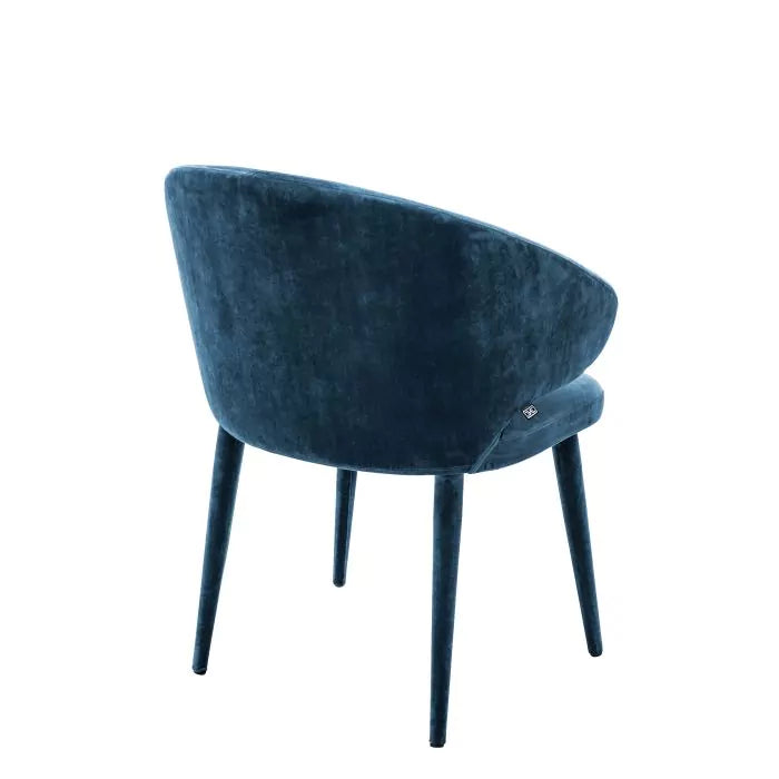 Scaun Dining Cardinale Blue Velvet 112067, Eichholtz