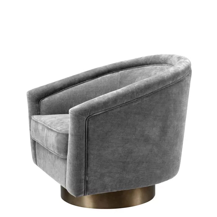 Fotoliu Pivotant Catene Clarck Grey 112323, Eichholtz