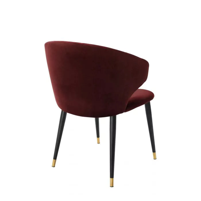 Scaun Dining Volante Bordeaux Velvet 112776, Eichholtz