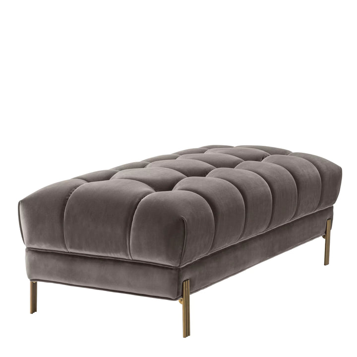 Bancă Sienna Savona Grey Velvet 113200,  Eichholtz