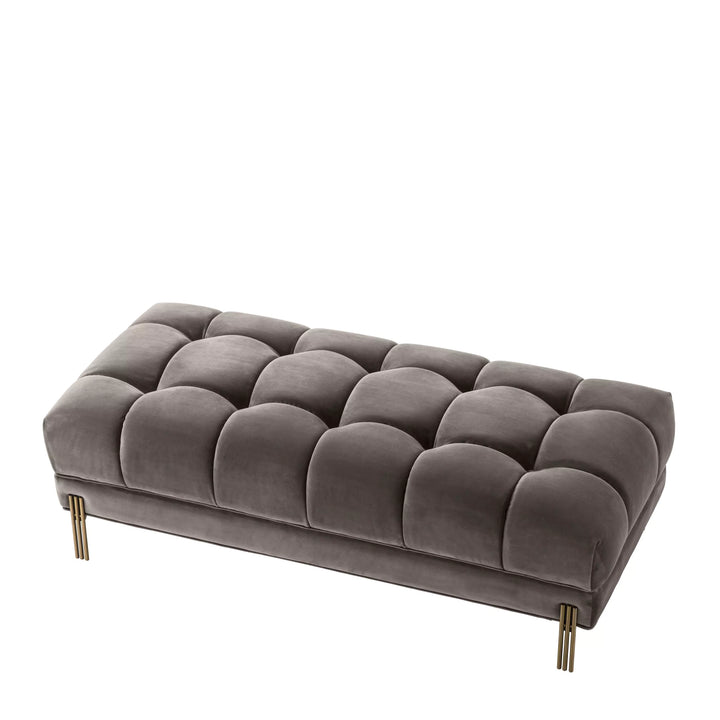Bancă Sienna Savona Grey Velvet 113200,  Eichholtz