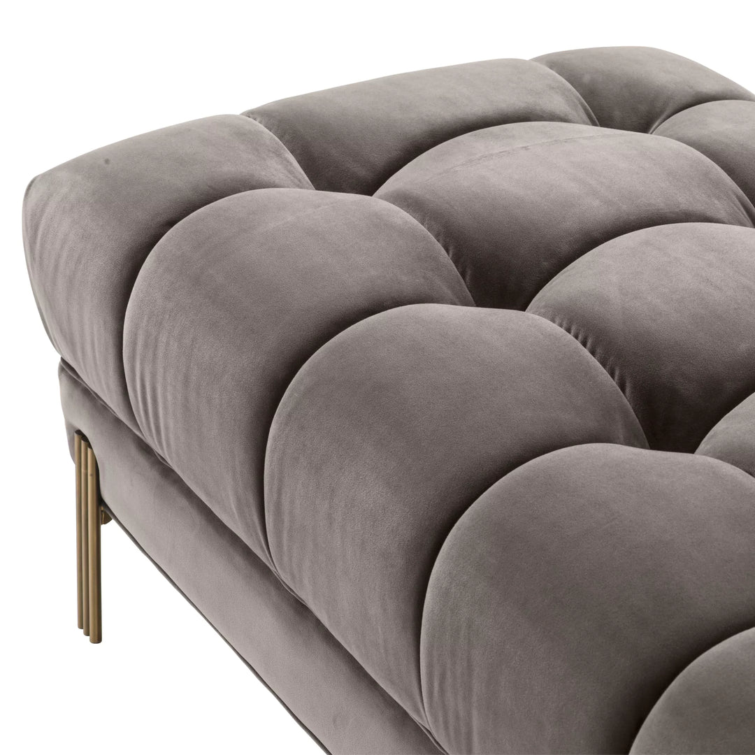 Bancă Sienna Savona Grey Velvet 113200,  Eichholtz