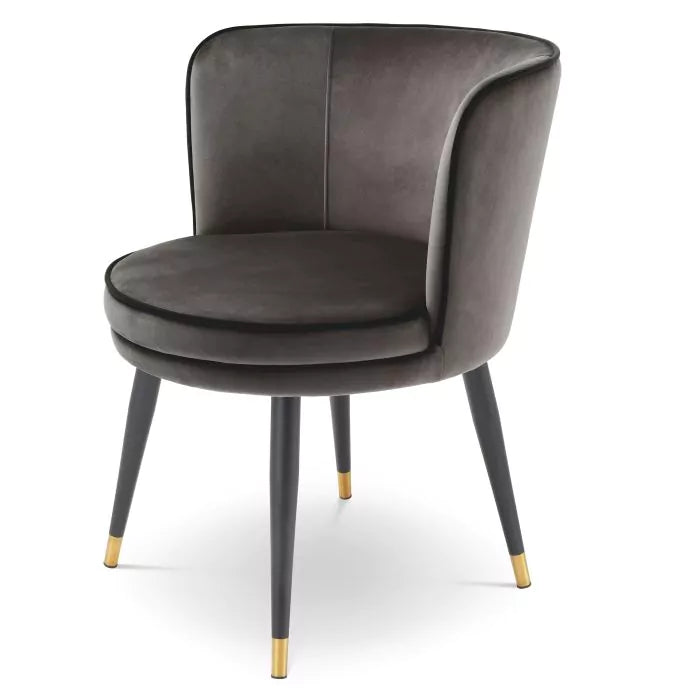 Scaun Dining Grenada Grey Velvet 113539, Eichholtz