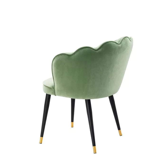 Scaun Dining Bristol Pistache Green Velvet 113544, Eichholtz