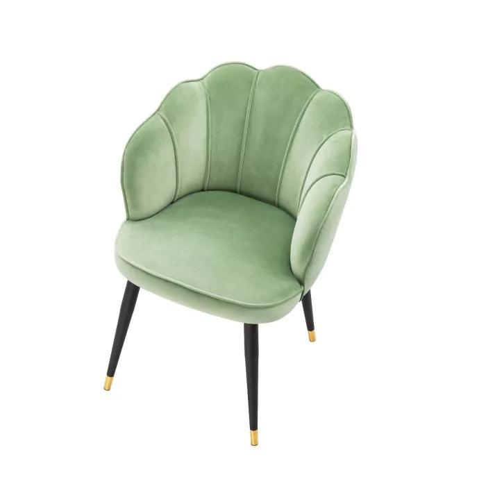 Scaun Dining Bristol Pistache Green Velvet 113544, Eichholtz