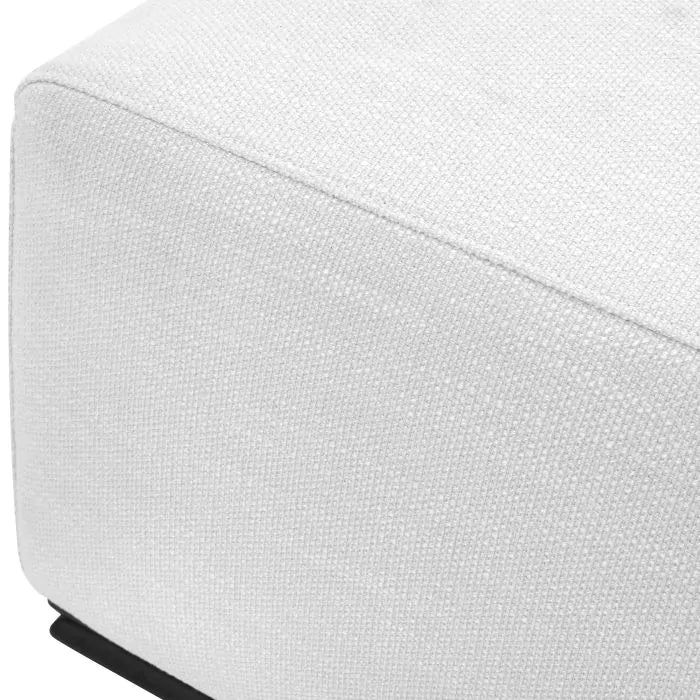 Taburet Ottoman Clifford Avalon White 113771,  Eichholtz