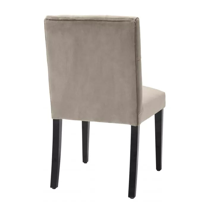 Scaun Dining Atena Greige Velvet 113840, Eichholtz