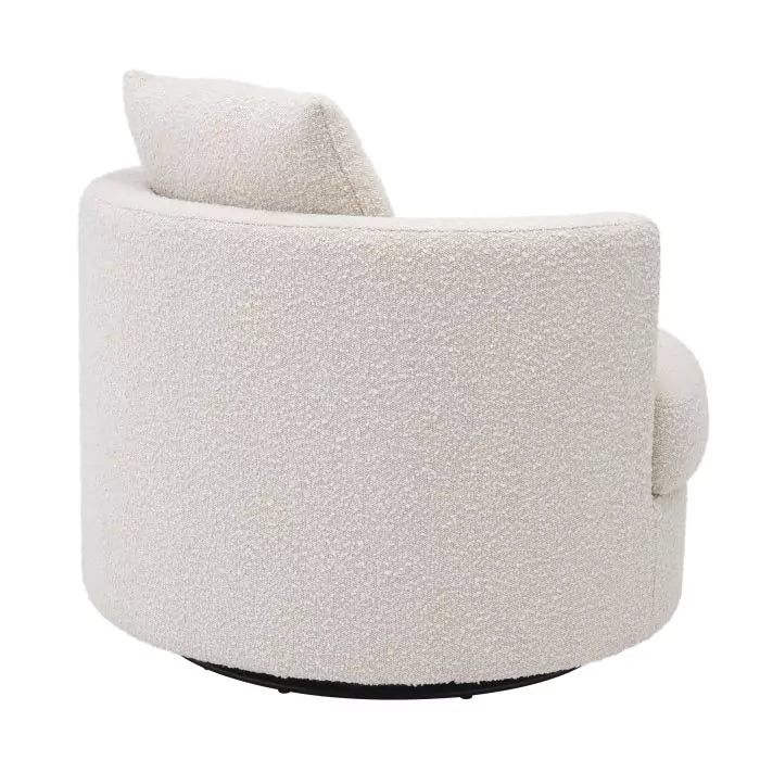 Fotoliu Pivotant Felix Boucle Cream 113960, Eichholtz