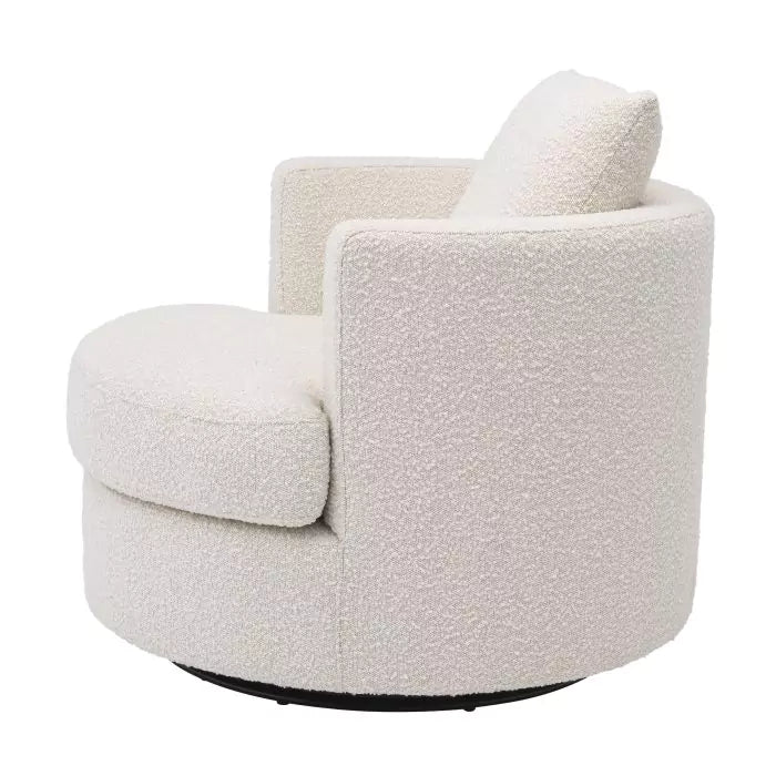 Fotoliu Pivotant Felix Boucle Cream 113960, Eichholtz