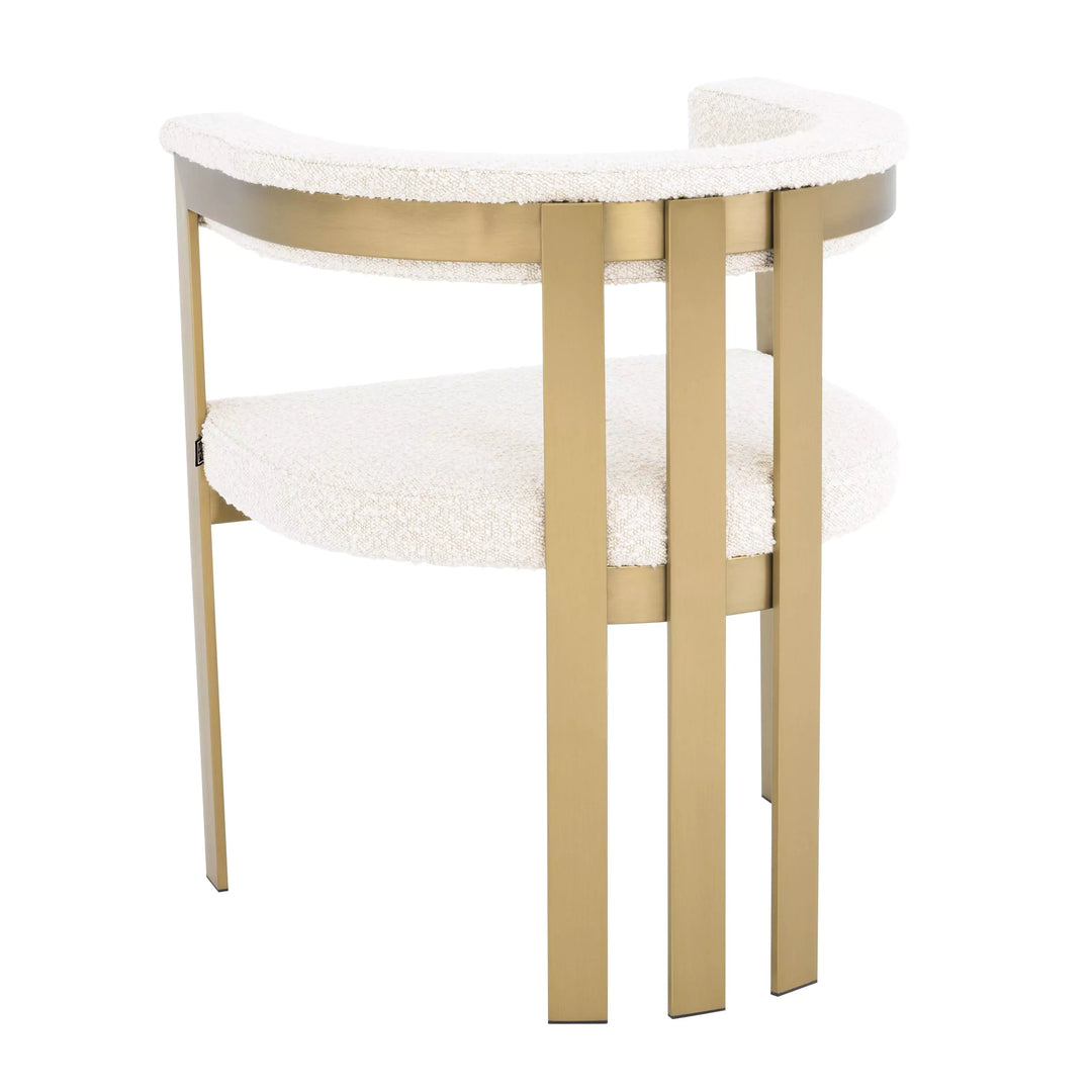 Scaun Dining Clubhouse Boucle Cream 113987, Eichholtz